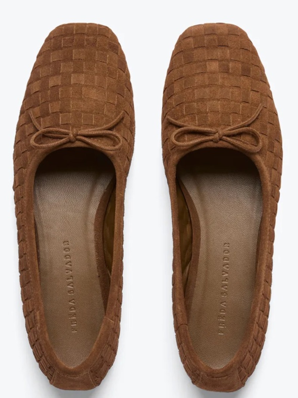 Freda Salvador Jada toffee woven suede size 8 - Picture 11 of 11